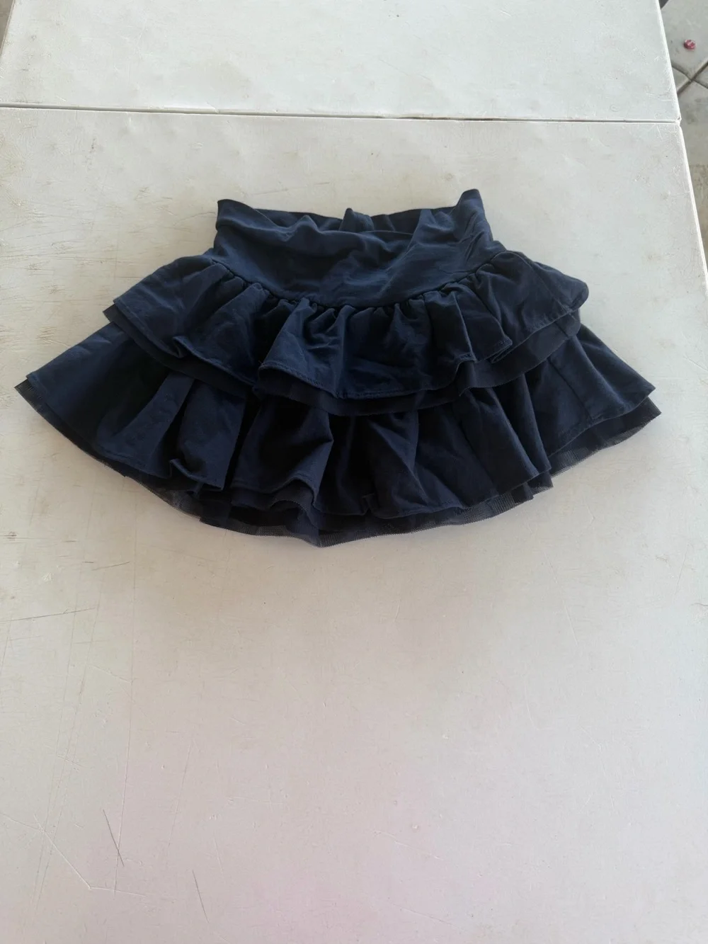 NWT GAPKIDS Navy Blue Tiered Ruffle Skirt